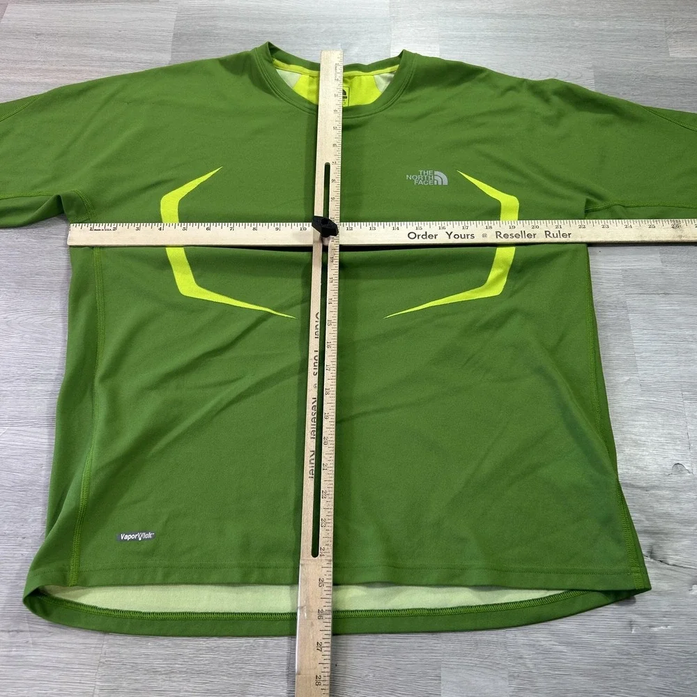 The North Face VaporWick Flight Series Shirt Mens Large Green Running Top